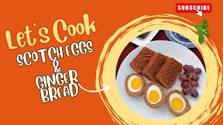 SCOTCH EGGGINGER BREAD RECIPE food roadto1000subscribers [upl. by Animaj]