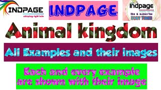 Animal kingdom neet Animal kingdom all examples with their images All Examples of Animal kingdom [upl. by Drolet]