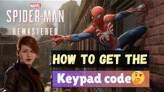 How and Where to find the keypad code  Marvels SpiderMan Step Into My Parlor [upl. by Reyem]