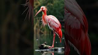 Greater Flamingo greaterflamingo flamingos wadingbird irds wetlandbirds birdwatching [upl. by Ledua]