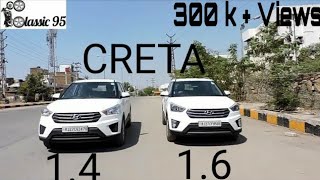 Creta 14 vs 16  base vs top model  full detail review [upl. by Nissy423]