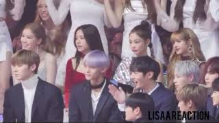 Blackpink reaction momoland best female group award MMA 2018 [upl. by Wrand]