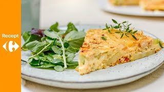 Frittata met prei en courgette [upl. by Tnecnev]