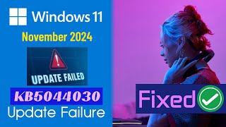 Resolve KB5044030 Update Issues ✔️ Fix Windows Update KB5044030 Errors [upl. by Ahsinned]