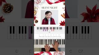 Silent Night  Easy Piano Tutorial Part 1 [upl. by Wayolle]