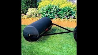 Brinly Tow Behind Lawn Roller Review [upl. by Hamforrd306]