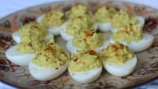 Avocado Deviled Eggs Recipe [upl. by Sucam370]