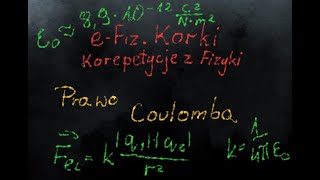 Prawo Coulomba  Elektrostatyka  LO2 [upl. by Fortuna]