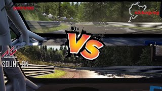 Assetto Corsa Competizione vs Assetto Corsa Mods  Nürburgring Nordschleife [upl. by Paresh]