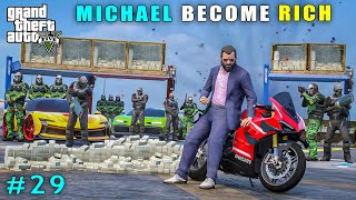 Michael Became Millionaire In Los Santos  Gta V Gameplay [upl. by Haduj]