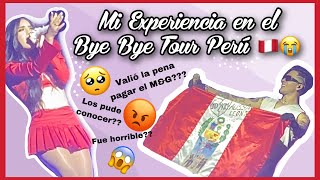 MI EXPERIENCIA EN EL BYE BYE TOUR PERU ❤️😍  CONOCÍ A KIM JD KIMA Y JUANITO [upl. by Notslar]