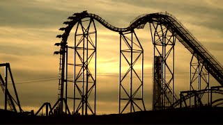 X2  Insane 4D Coaster at Six Flags Magic Mountain [upl. by Kenley]