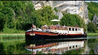 Hotel Barge Luciole  Cruise on the Nivernais Canal France [upl. by Hurlow]