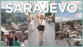 24 Hours in Sarajevo During August  Bosnia and Herzegovina [upl. by Boycey610]