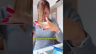 Cutting my split ends 🤭 Me corto las puntitas hair cut haircut [upl. by Gonick766]