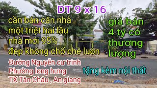 bán nhà đường Nguyễn Văn cư trinh phường long hưng thị xã tân châu tĩnh an giang [upl. by Phares166]