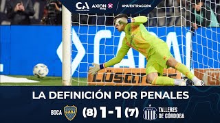 La definición por penales Boca 1 8  Talleres de Córdoba 1 7 Octavos Duodécima edición [upl. by Attenod]