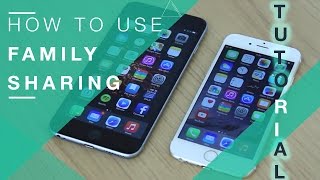 How to Setup Family Sharing on iOS [upl. by Eilesor848]