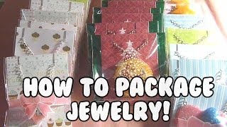 HOW TO  Package Jewelry Necklaces [upl. by Wyn637]