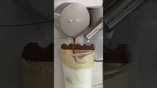 Kinder bueno coffee by Nespresso Lattissima One Maker DeLonghi [upl. by Dimphia]