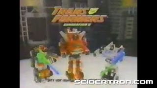 Transformers G2 Autobots Cars and Decepticon Jets commercial 1993 2 [upl. by Robin441]