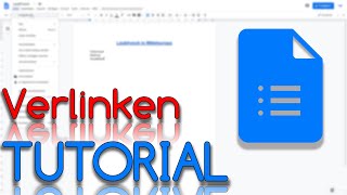 Verlinken  Link einfügen  Google Docs Tutorial [upl. by Nica]