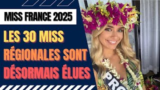 Profile des 30 candidates à Miss France 2025 qui aura lieu le 14 décembre au Futuroscope [upl. by Fe]