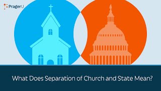 What Does Separation of Church and State Mean  5 Minute Video [upl. by Varick]