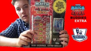 Match Attax Extra Premier League Multipack 5 Booster  HattrickHero  Man of the Match [upl. by Lorou]