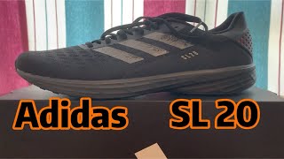 没 Boost 还那么香！Adidas SL20 轻量跑鞋开箱 [upl. by Mayrim]