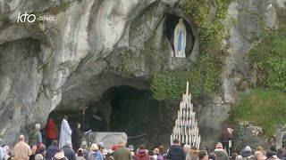 Chapelet du 9 février 2024 à Lourdes [upl. by Niveb]