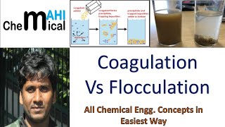 Coagulation vs FlocculationChemicalMahi [upl. by Deeann989]