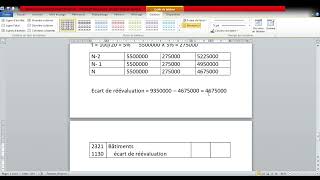 Comptabilité approfondie  la réévaluation libre Les étapes de l’enregistrement comptable  TP [upl. by Atinnod642]