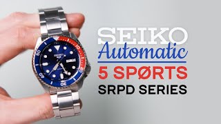 Watch Review  SEIKO 5 SPORTS Red Blue Pepsi  Watch Frontier [upl. by Waterman643]