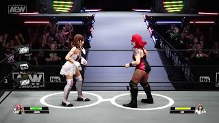 Abadon vs Riho  AEW Fight Forever [upl. by Helm]