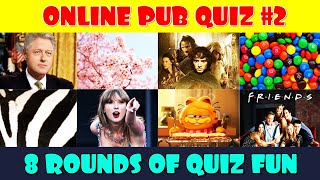 Pub Quiz Part 2  Online Pub Quiz 🧠 🍻 [upl. by Broek]