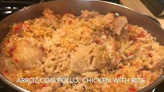 How to make Arroz con pollo Mexican Chicken with Rice [upl. by Aikym553]