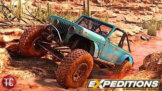 Expeditions A MudRunner Game  NEW Jeepster Commando CRAWLER [upl. by Caldwell]