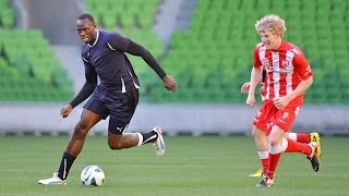 Usain Bolt To Join German Football Club Training  Borussia Dormund With Gotze and Reus [upl. by Annie]