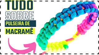 Pulseira de Cordão de Cetim Rápida de Fazer [upl. by Hacceber]