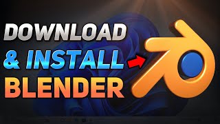 How to Download and Install Blender Windows 1011 Tutorial [upl. by Handbook23]