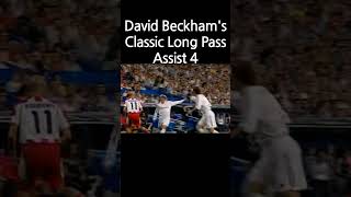 David Beckham Classic Long Pass Assist 4 football [upl. by Nevin]