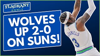 Minnesota Timberwolves take 20 lead over Phoenix Suns [upl. by Annocahs]