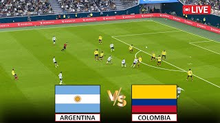 🔴LIVE  ARGENTINA vs COLOMBIA I COPA AMERICA 2024 FINAL MATCH FULL LIVE I eFOOTBALL PES 21 GAMEPLAY [upl. by Wan]