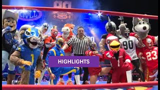 CMLL x NFL Collaboration Match 2023 highlights [upl. by Berton]