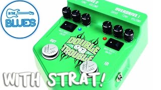 Double Trouble Overdrive Pedal by Visual Sound with a Stratocaster [upl. by Amlev]