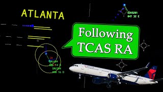 TCAS CONFLICT during Go Around at Atlanta  TCAS RA [upl. by Conny]