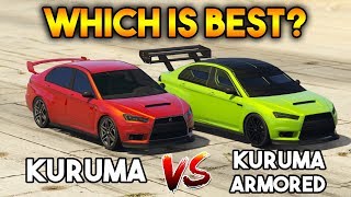 GTA 5 ONLINE  KURUMA ARMORED VS KURUMA WHICH IS BEST [upl. by Conrade]