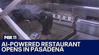 Pasadena restaurant uses AI robots [upl. by Candy629]