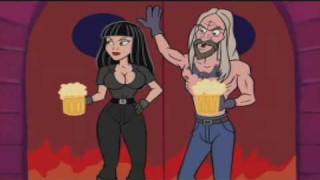 Tura Satana animated in El Superbeasto [upl. by Nauhs]